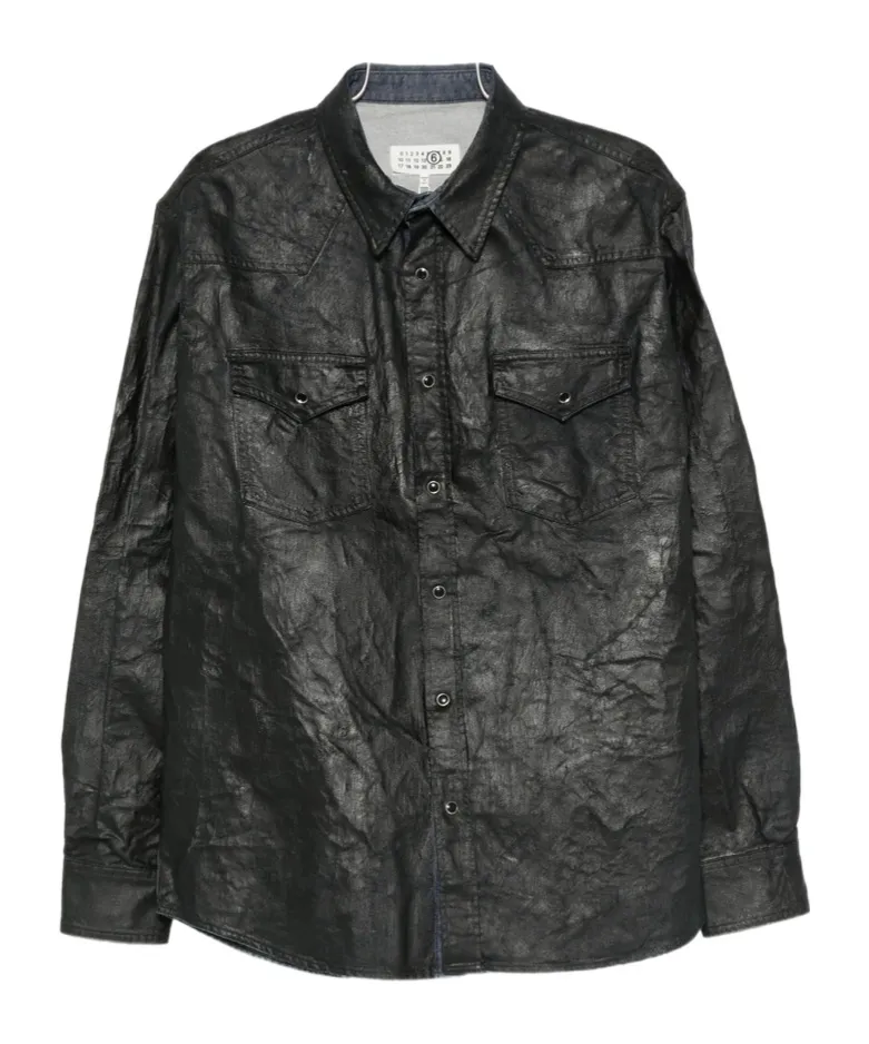 Double-Pockets Cotton Shirt