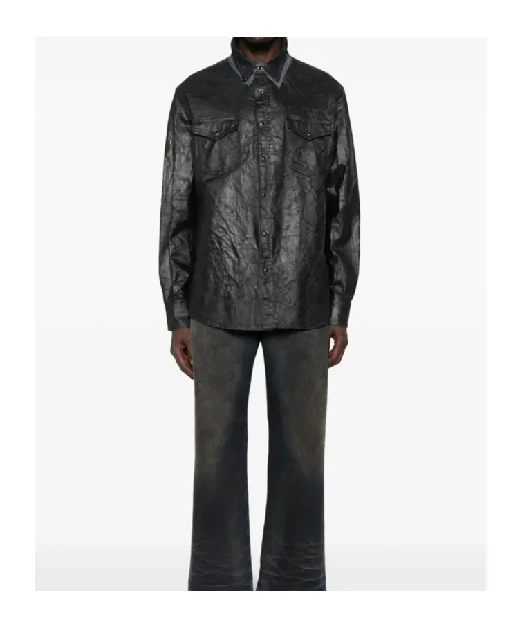 Double-Pockets Cotton Shirt