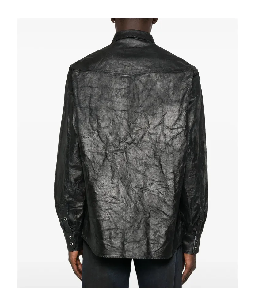Double-Pockets Cotton Shirt