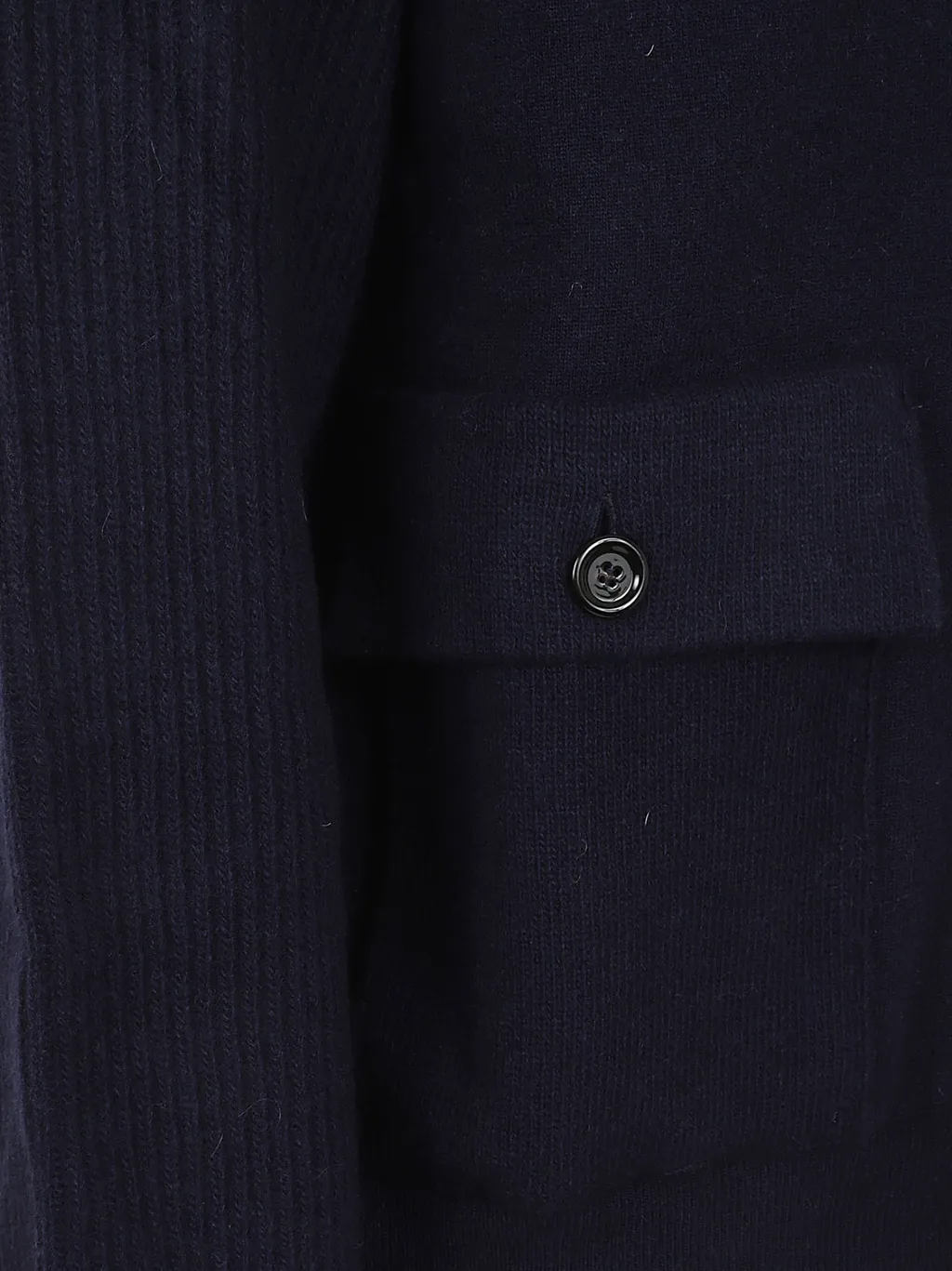 Lardini High-Neck Buttoned Knitted Cardigan