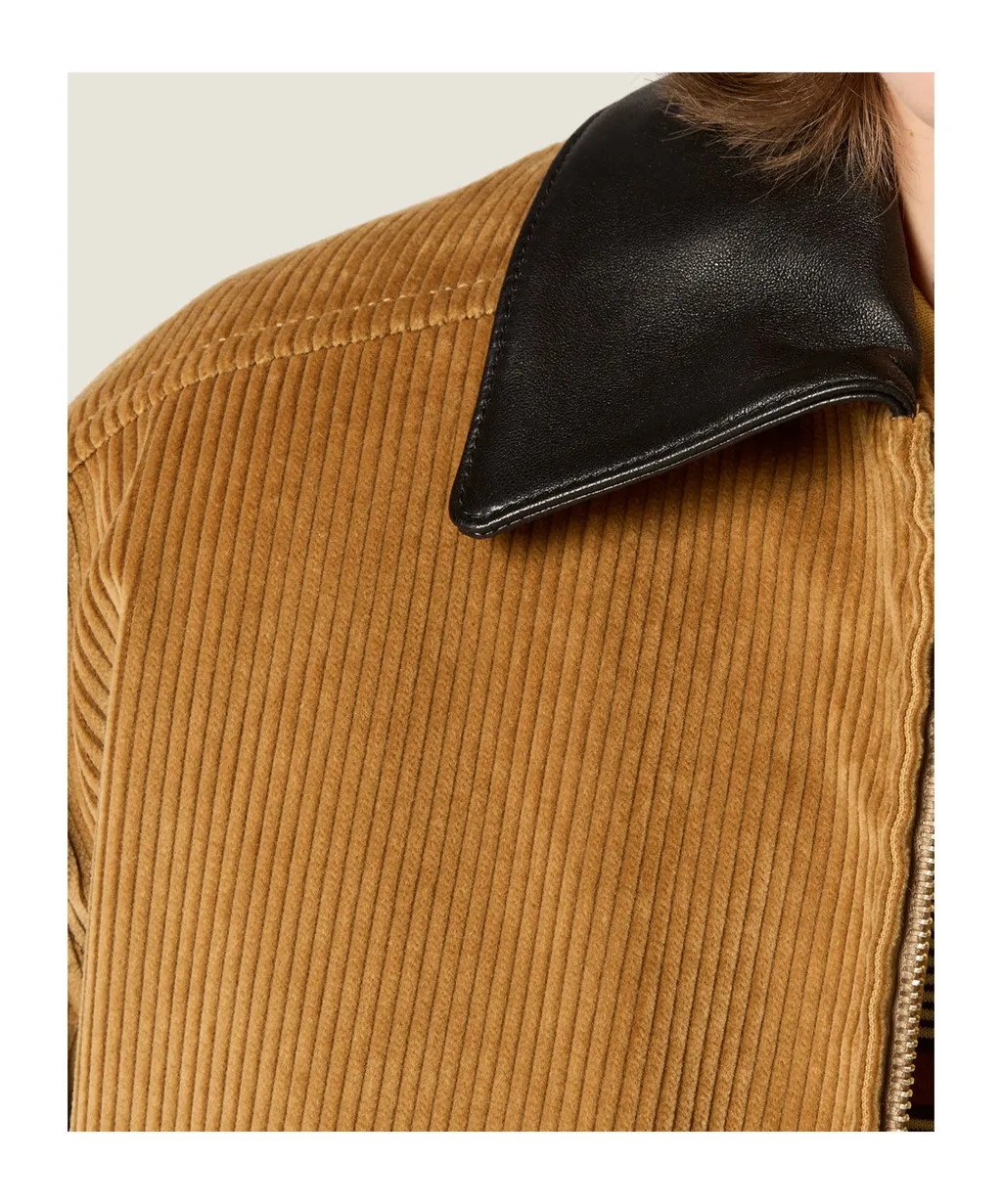 Miu Miu Logo-Detailed Zipped Jacket