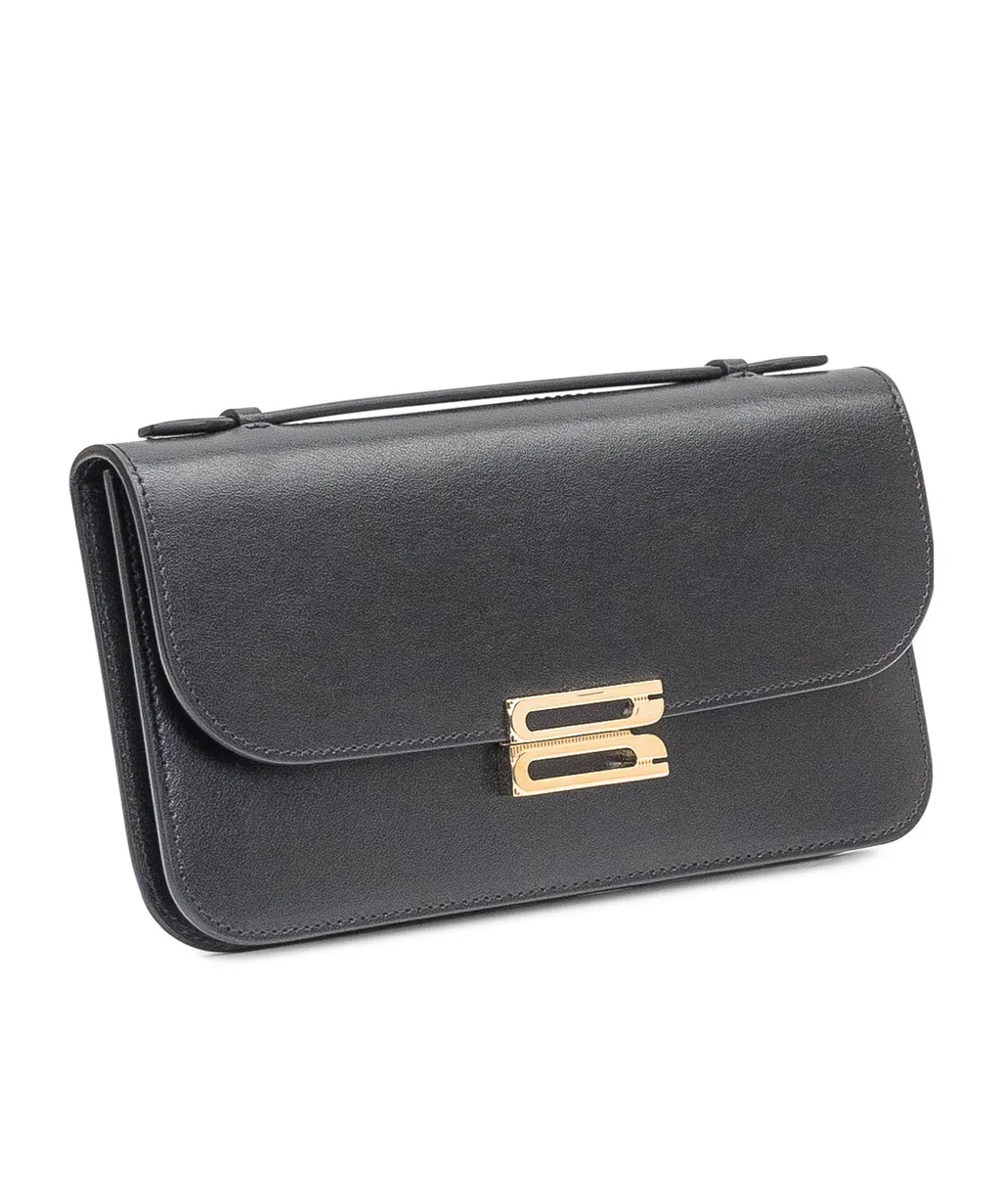 Victoria Beckham Dorian Foldover Top Clutch Bag