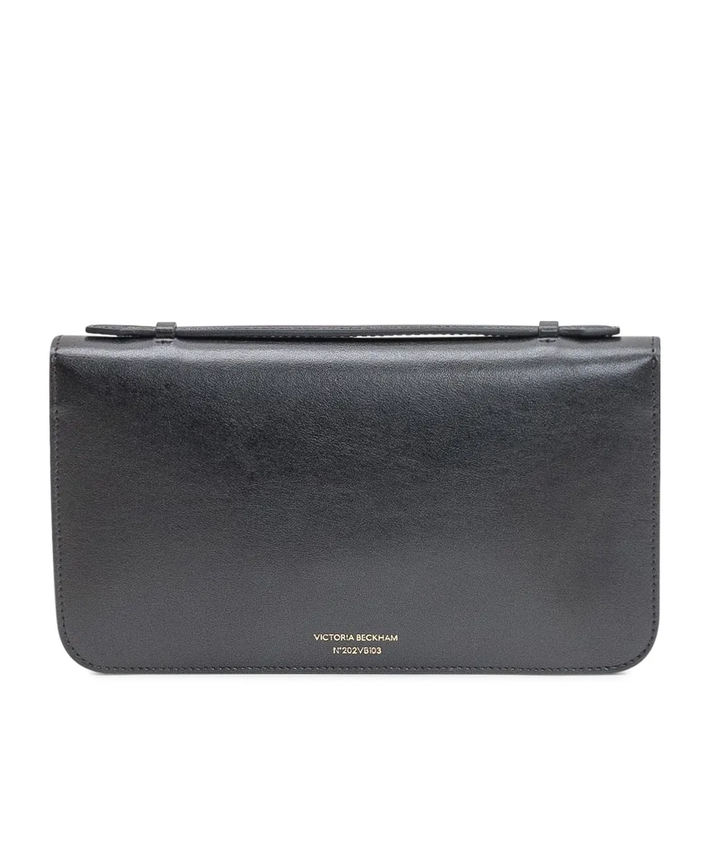 Victoria Beckham Dorian Foldover Top Clutch Bag