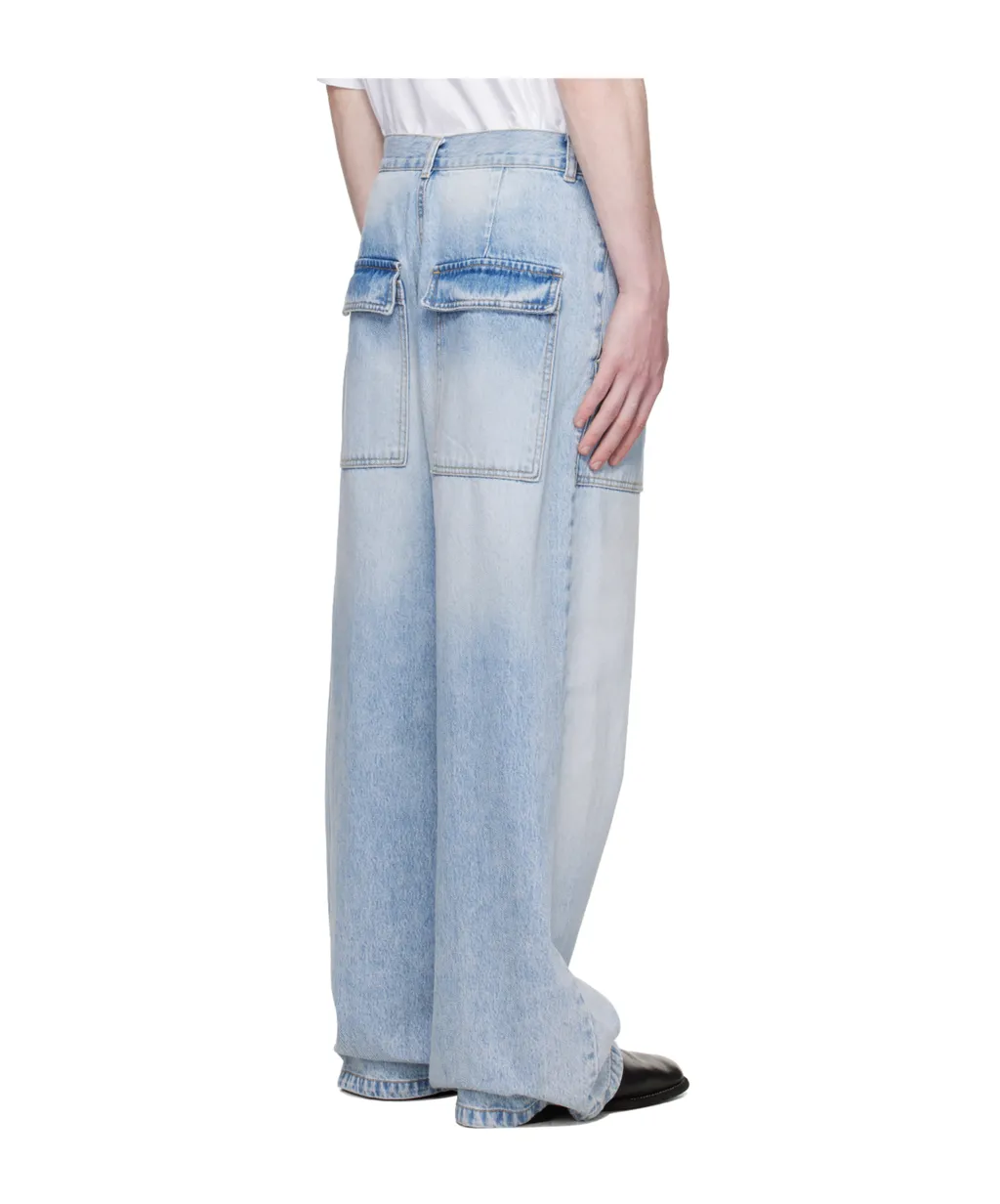 Patch-Pocket Jeans