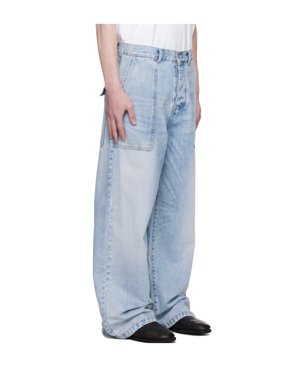 Patch-Pocket Jeans