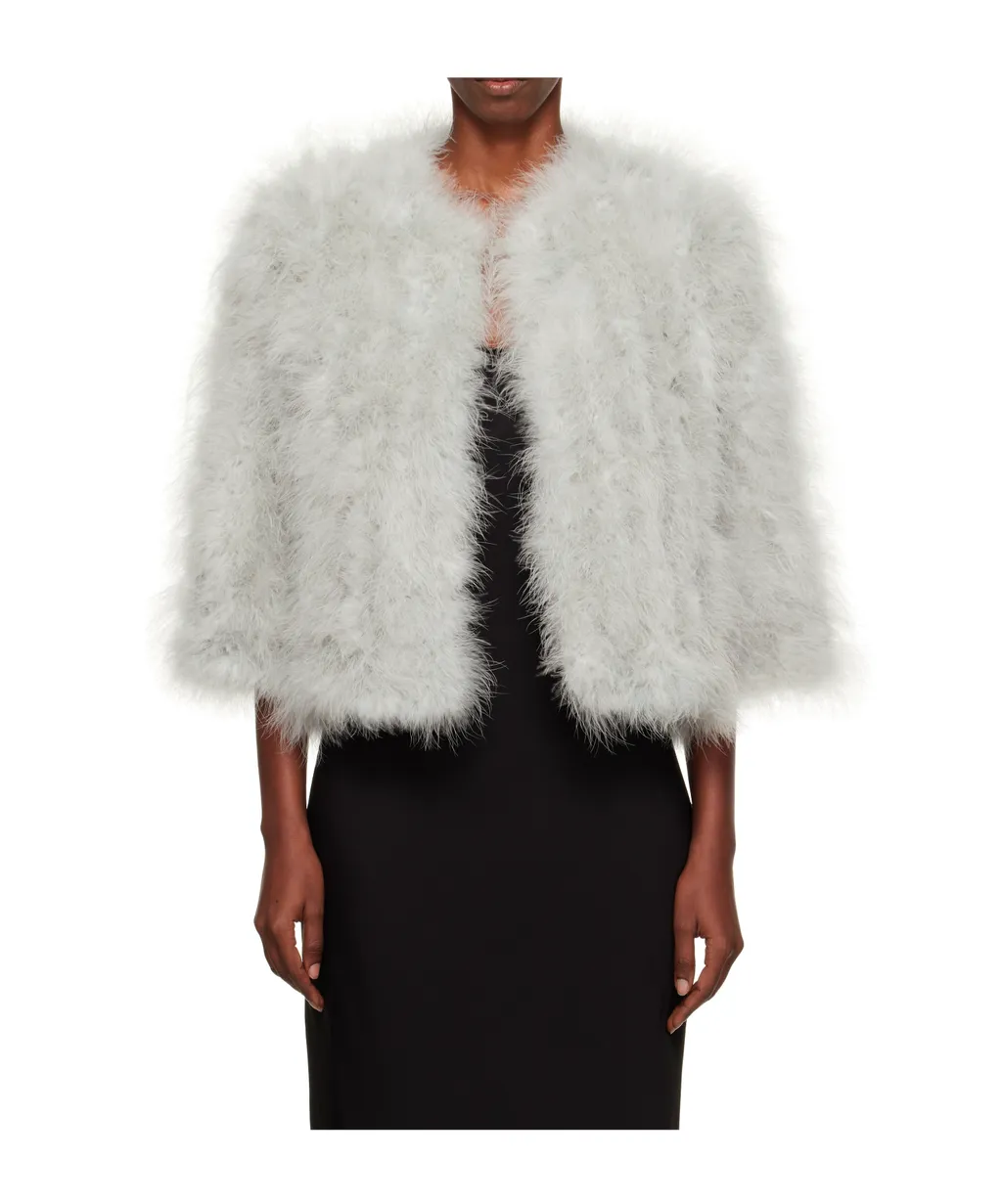 Short Feather Jacket
