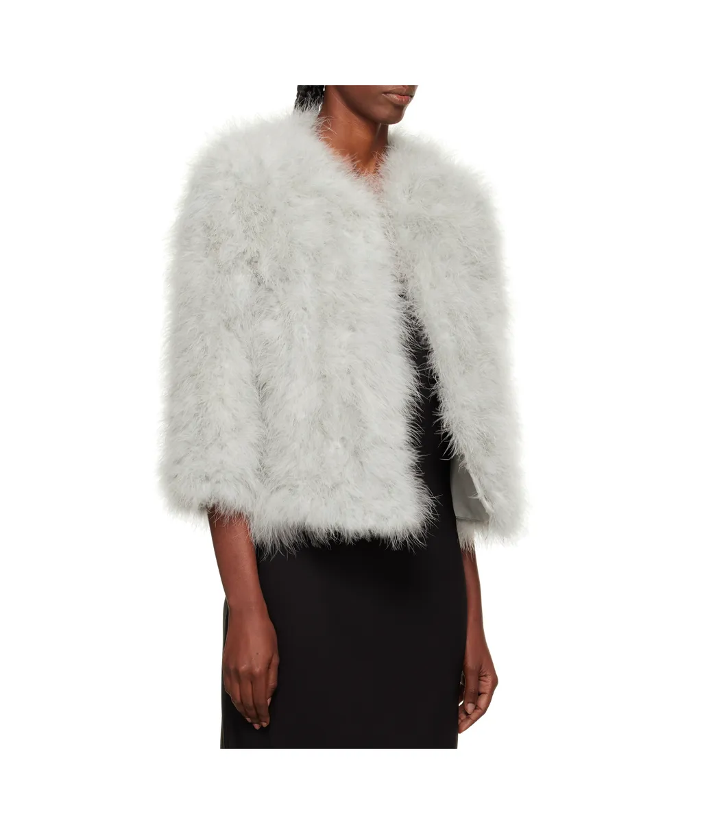 Short Feather Jacket