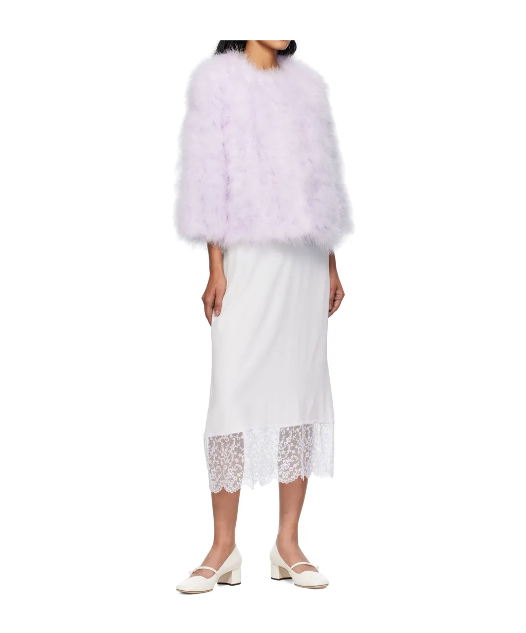 Short Feather Jacket