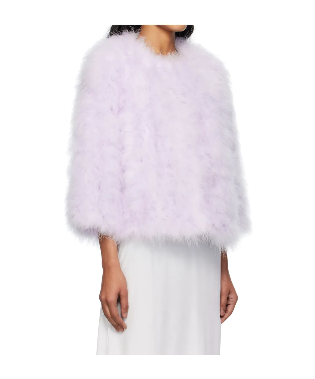 Short Feather Jacket