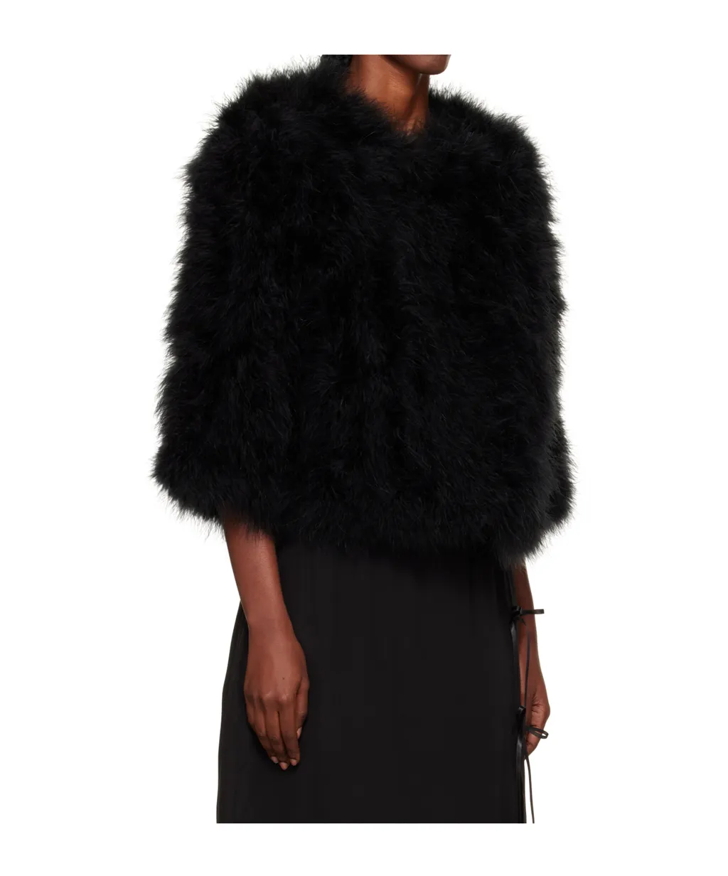 Short Feather Jacket