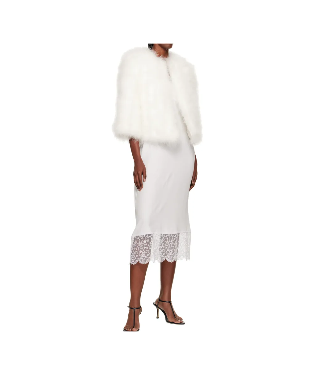 Short Feather Jacket