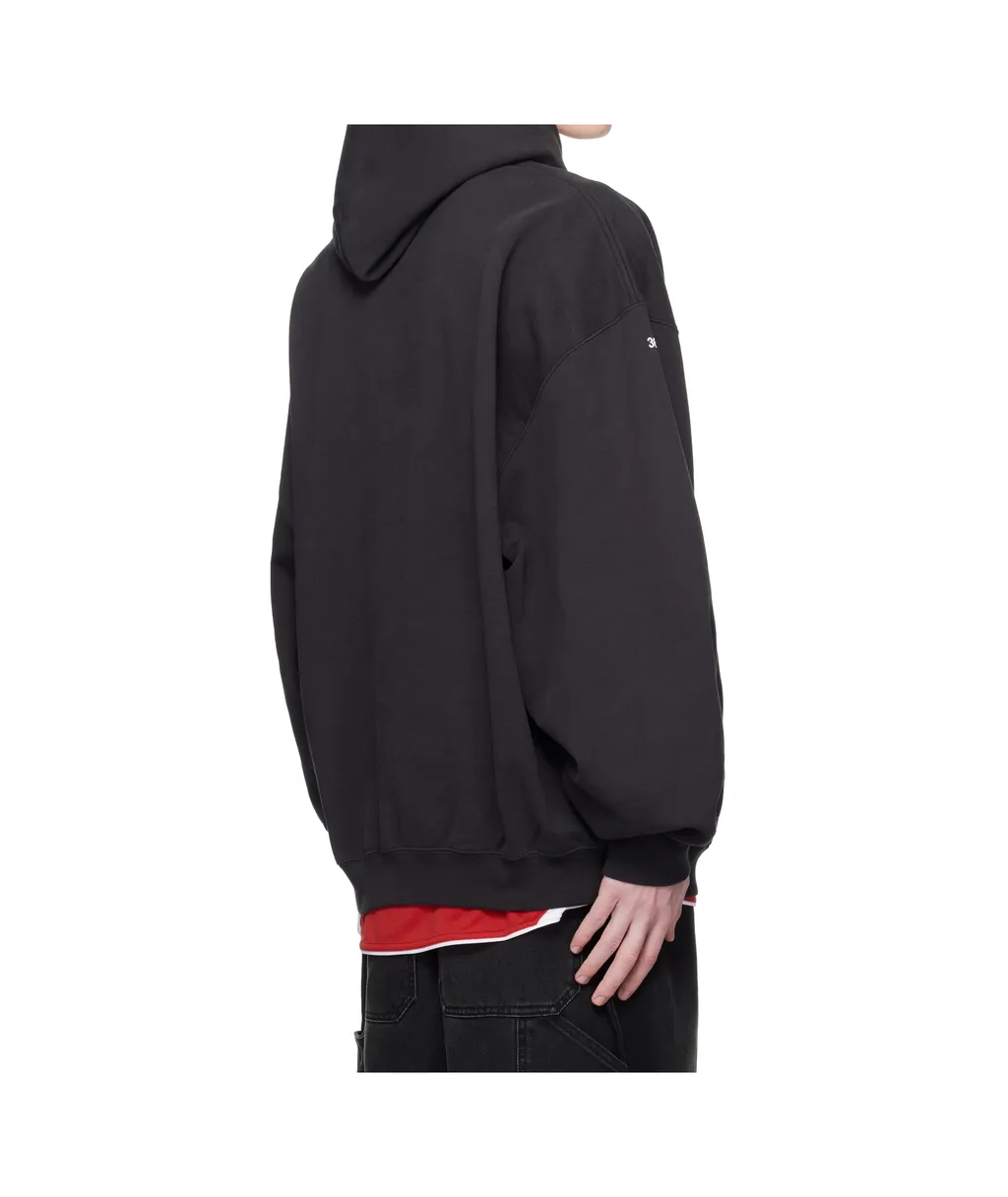 Camera-Print Hooded Sweatshirt