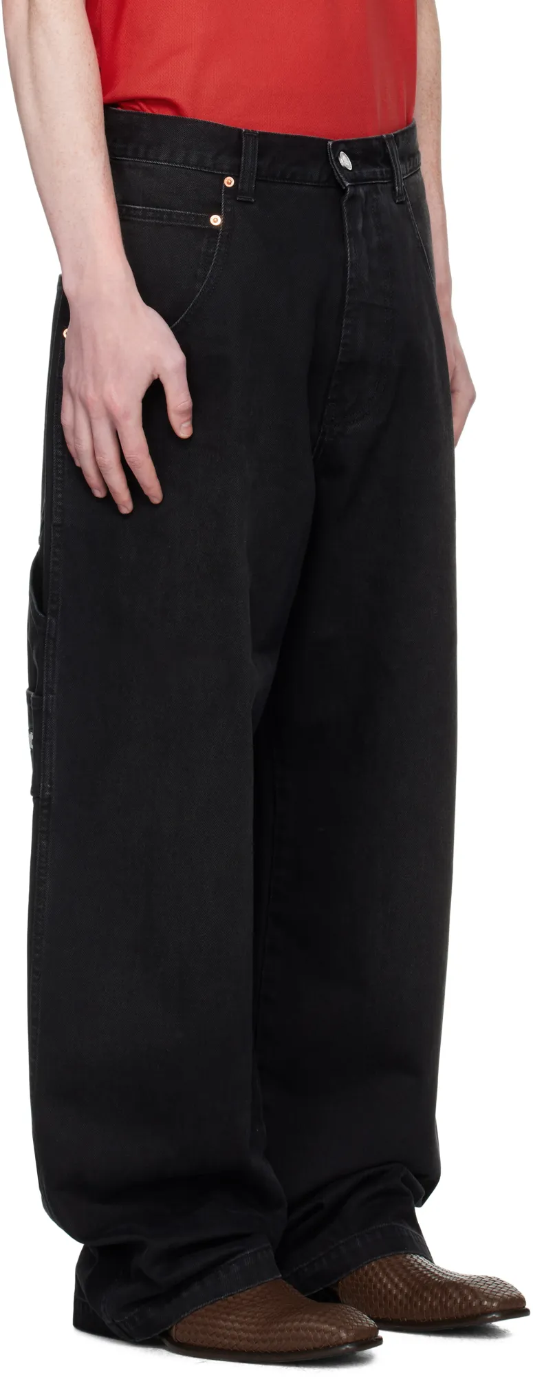 Logo-Patch Cargo Jeans