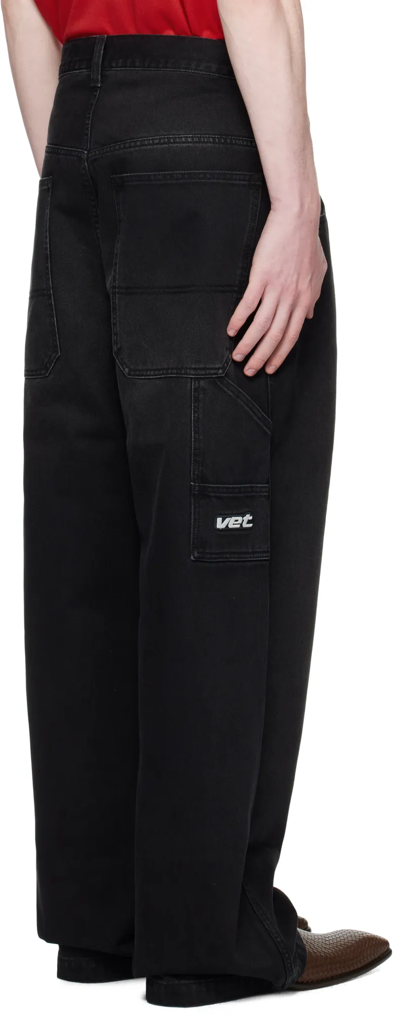 Logo-Patch Cargo Jeans