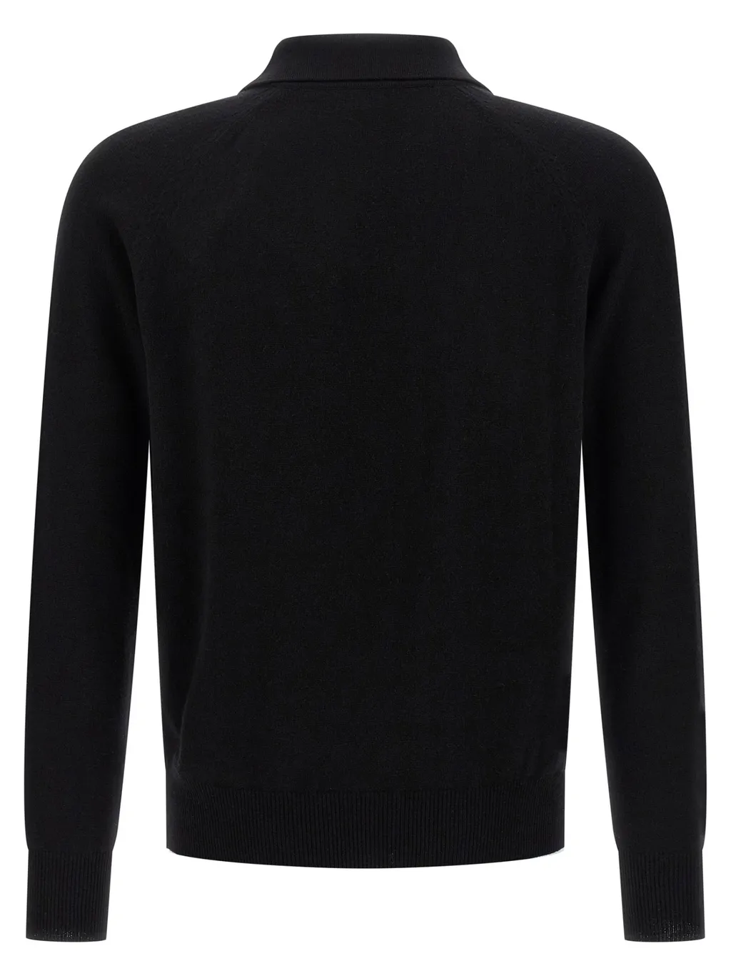 Saint Laurent Long-Sleeved Polo Sweater