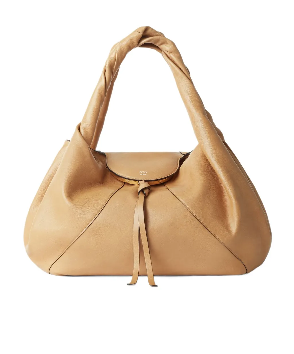 Beige Leather Bag