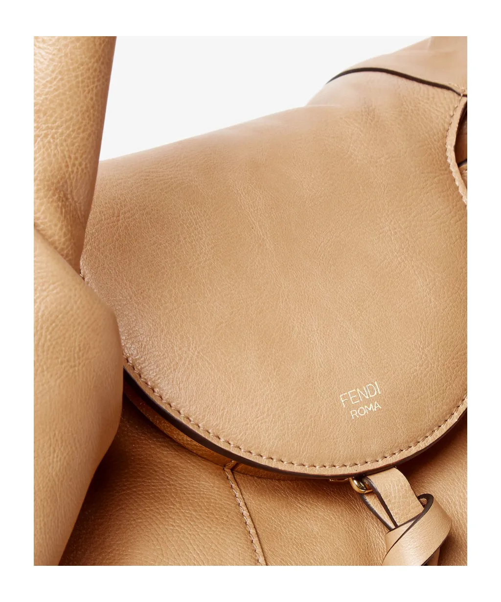 Beige Leather Bag