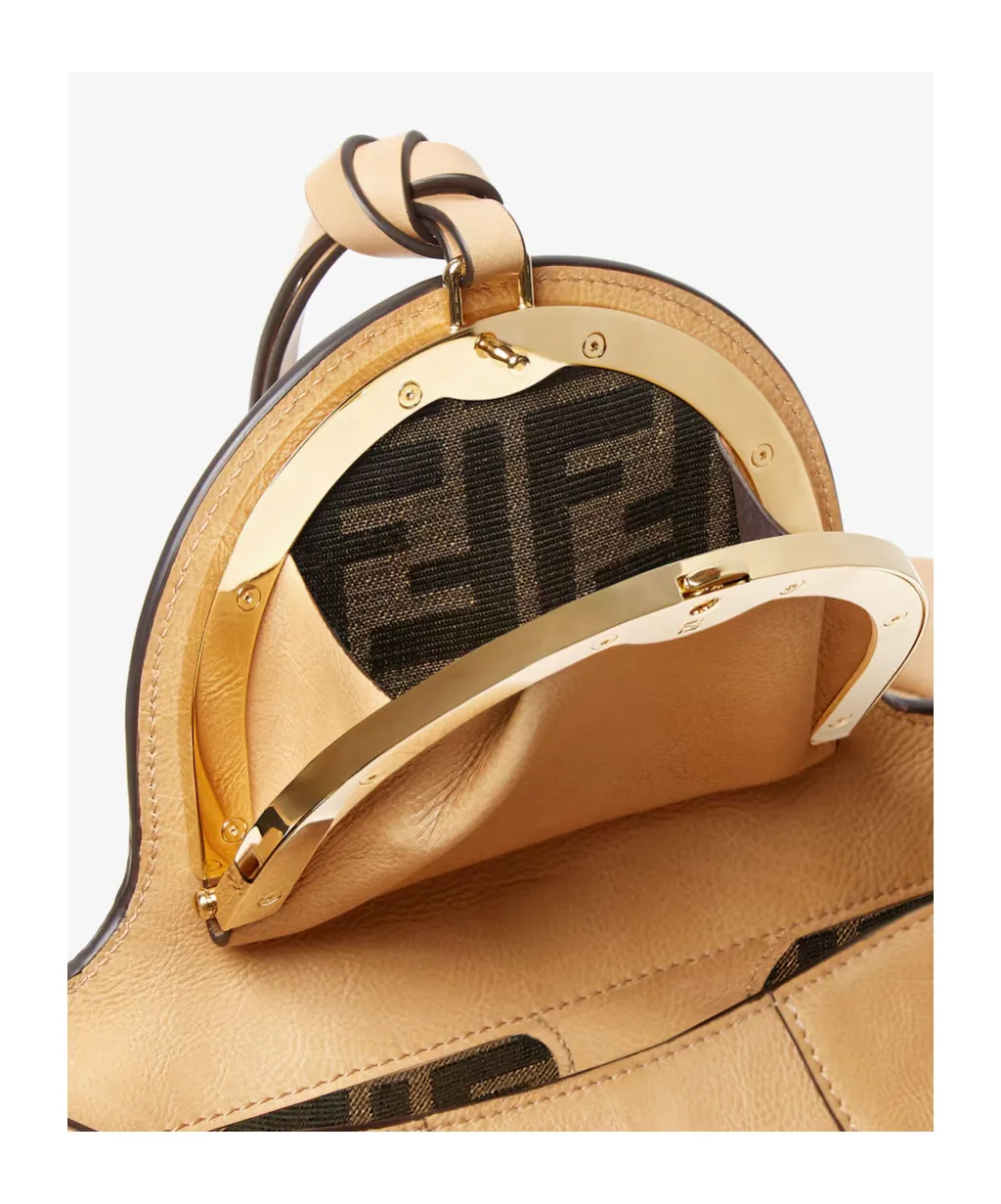 Beige Leather Bag