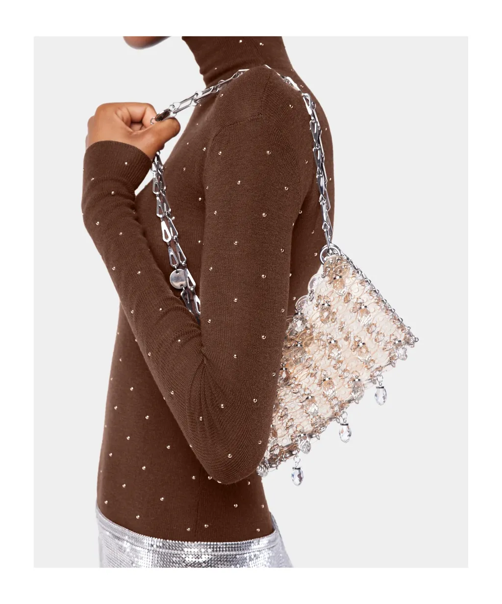 Rabanne 1969 Nano Crystal Resin Shoulder Bag