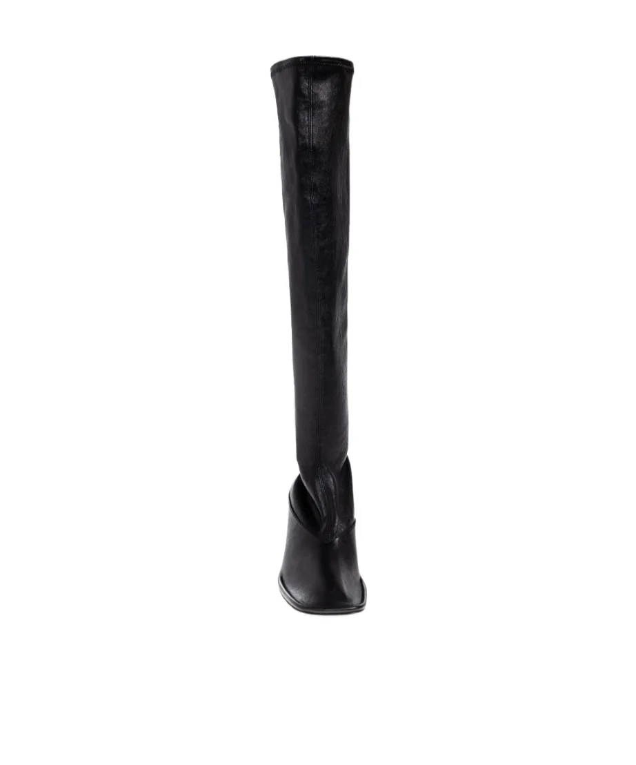 70Mm Knee-High Square-Toe Boots