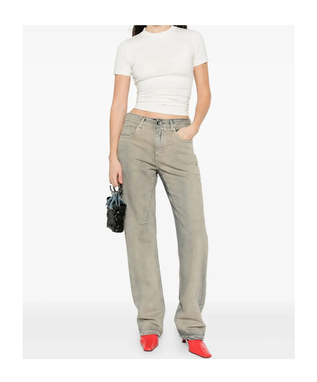 Short-Sleeved Crew-Neck Top