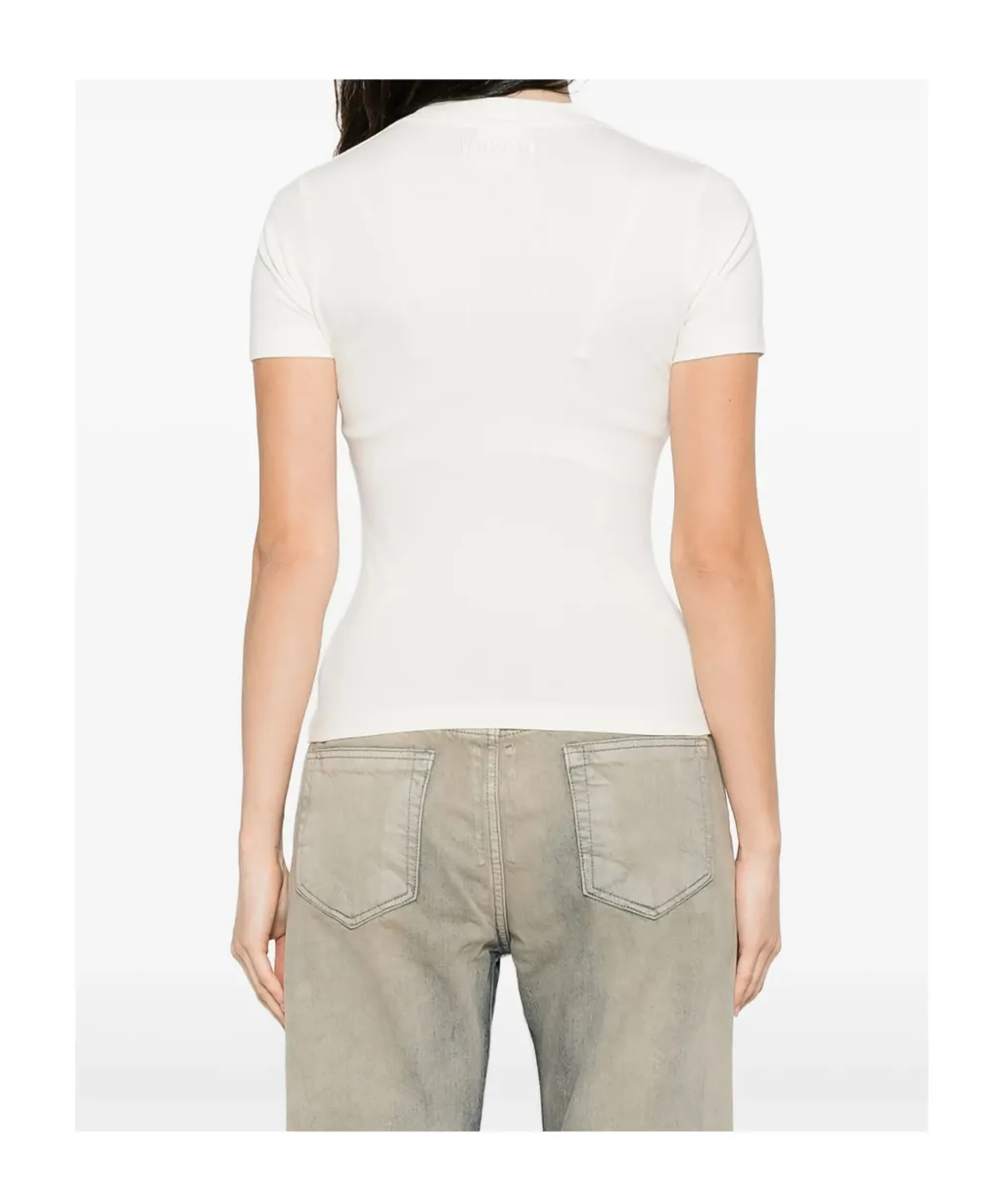 Short-Sleeved Crew-Neck Top