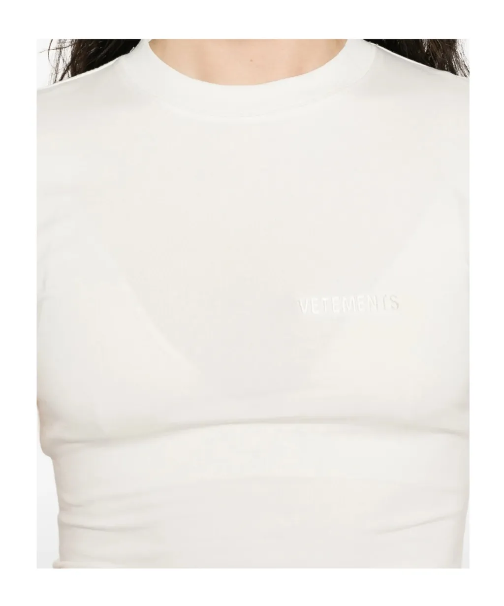 Short-Sleeved Crew-Neck Top
