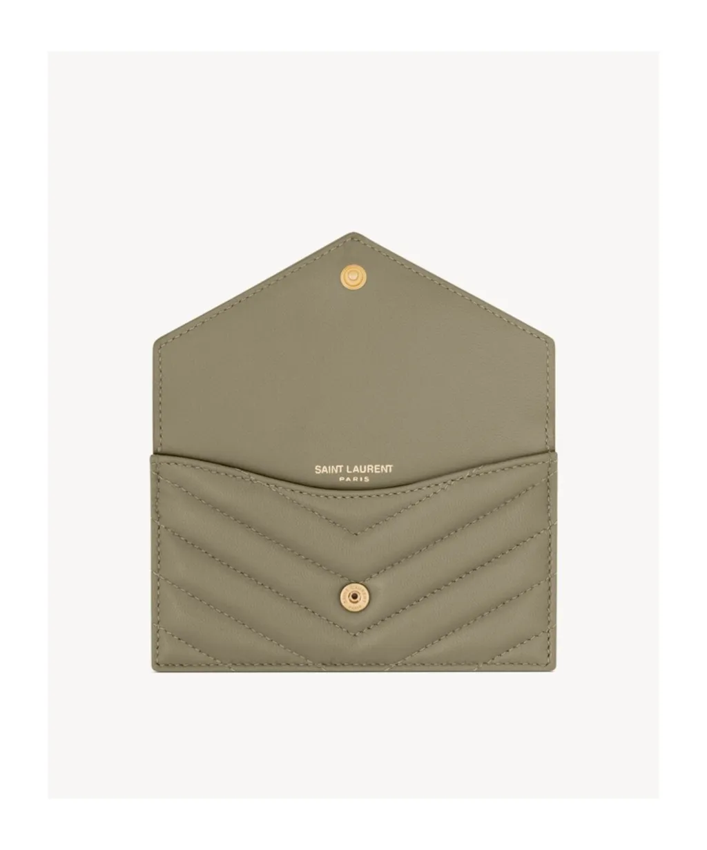 Saint Laurent Cassandre Matelassé Card Case