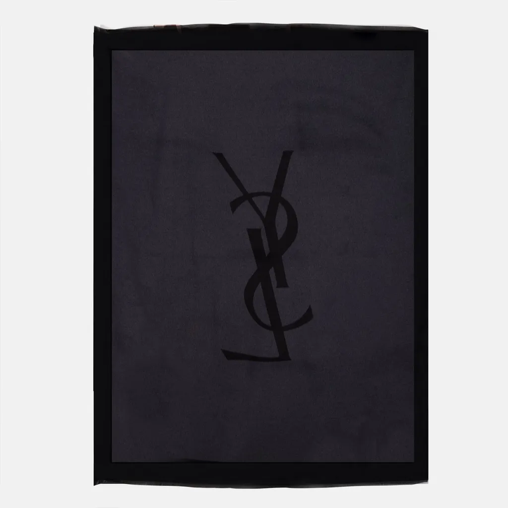 Saint Laurent Logo Printed Scarf