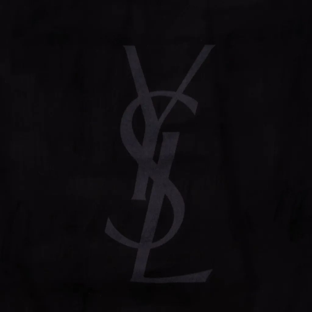 Saint Laurent Logo Printed Scarf