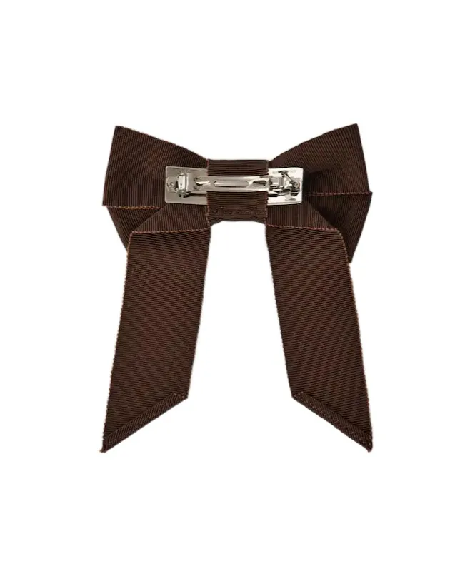 Broche Vivier Hair Clip In Grosgrain