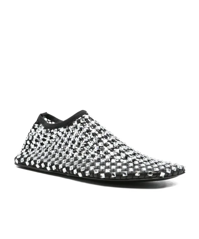 Christopher Esber Minette Bezeled Flat Shoes