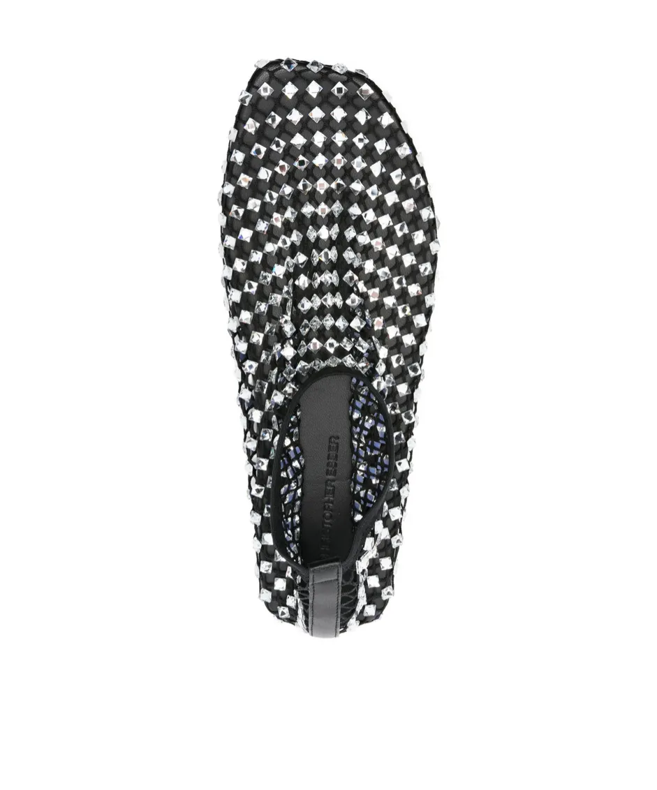Christopher Esber Minette Bezeled Flat Shoes