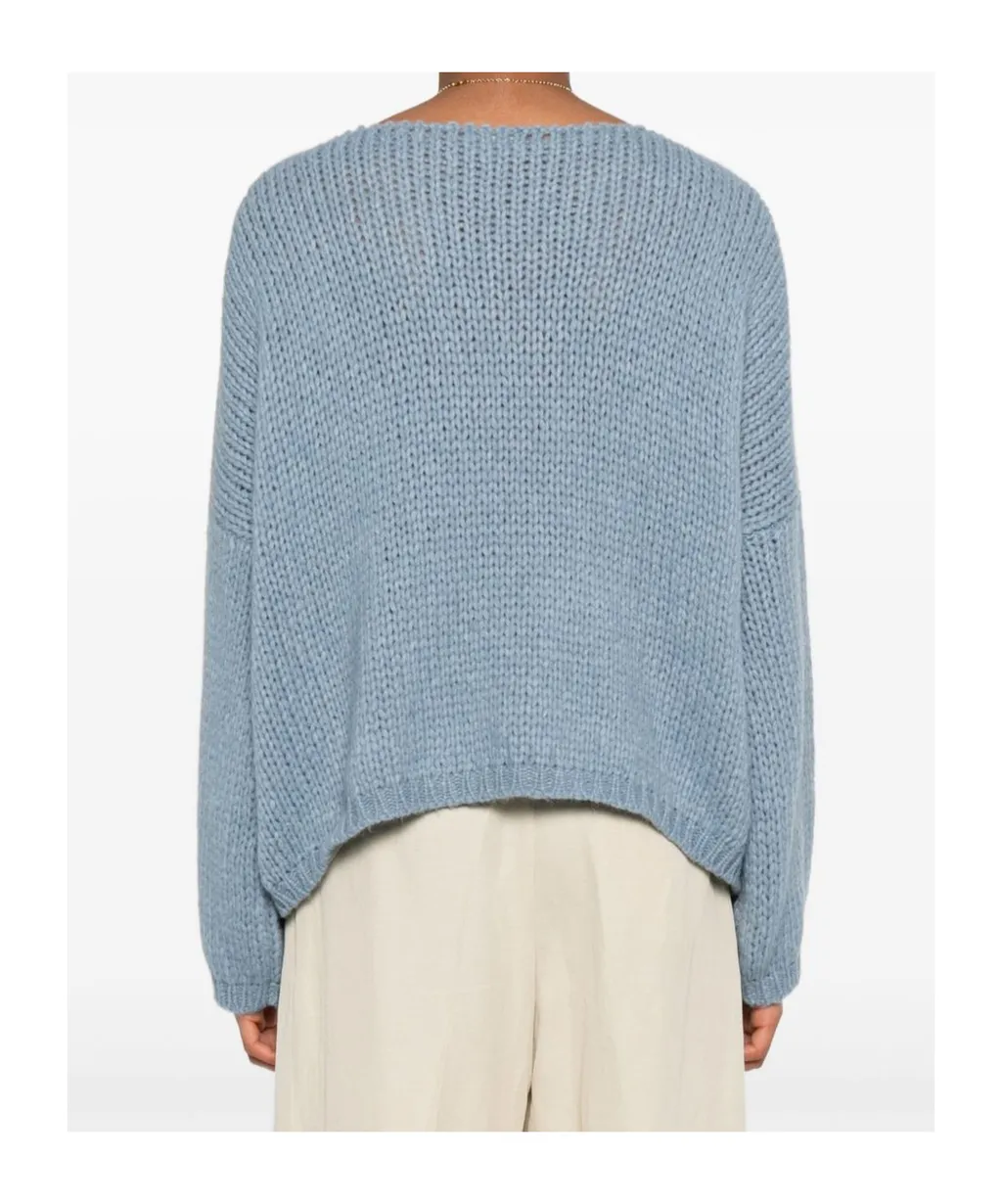 Long-Sleeved Knitted Sweater