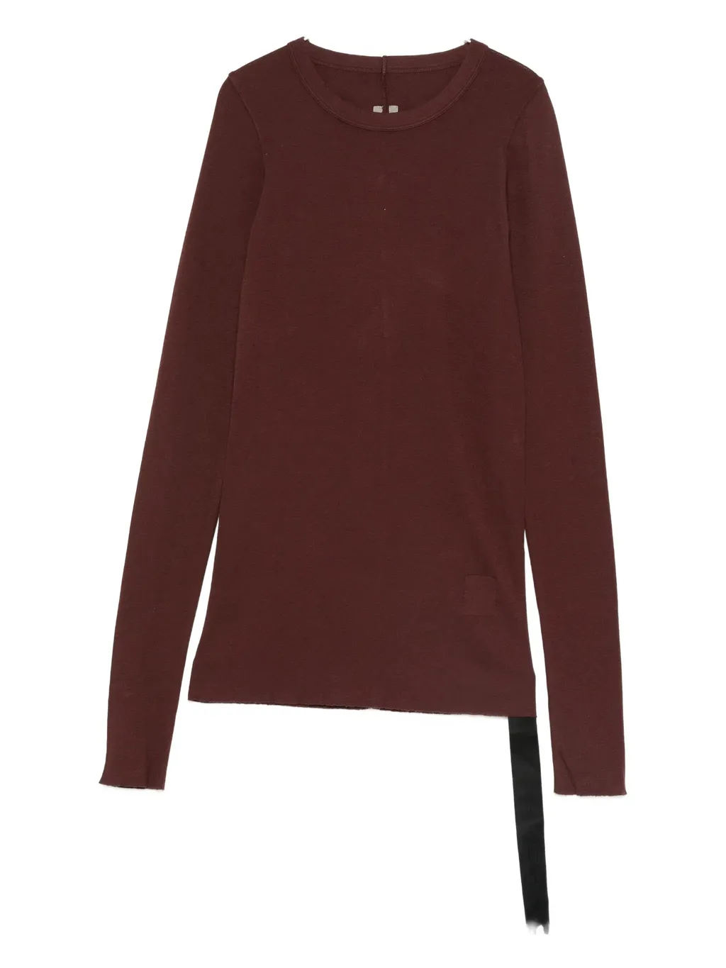 Raw-Cut Ribbon-Detail T-Shirt