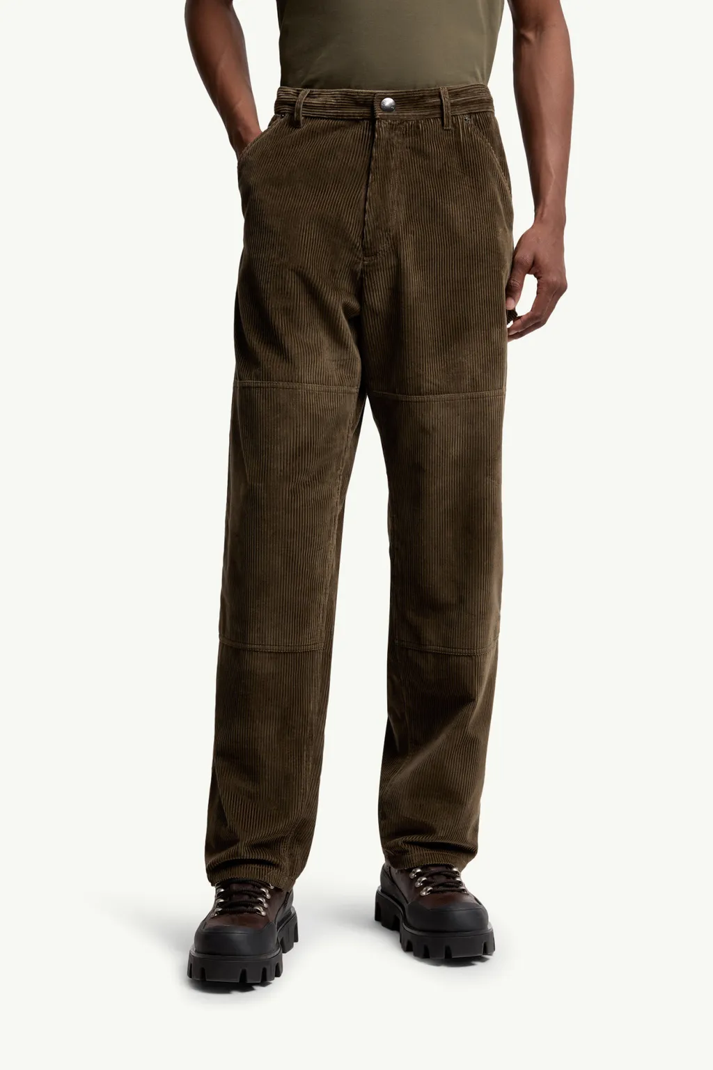 Moncler Logo Patch Straight-Leg Trousers
