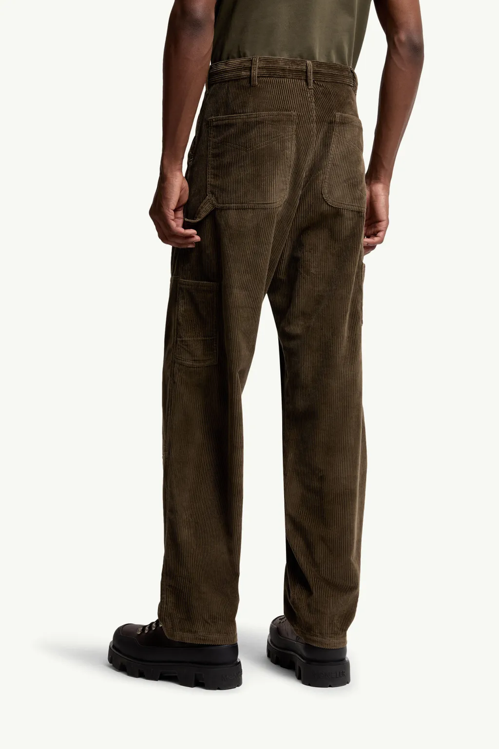 Moncler Logo Patch Straight-Leg Trousers