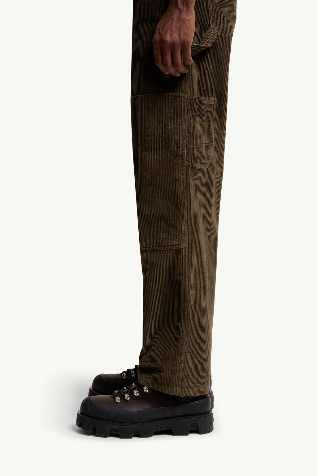 Moncler Logo Patch Straight-Leg Trousers
