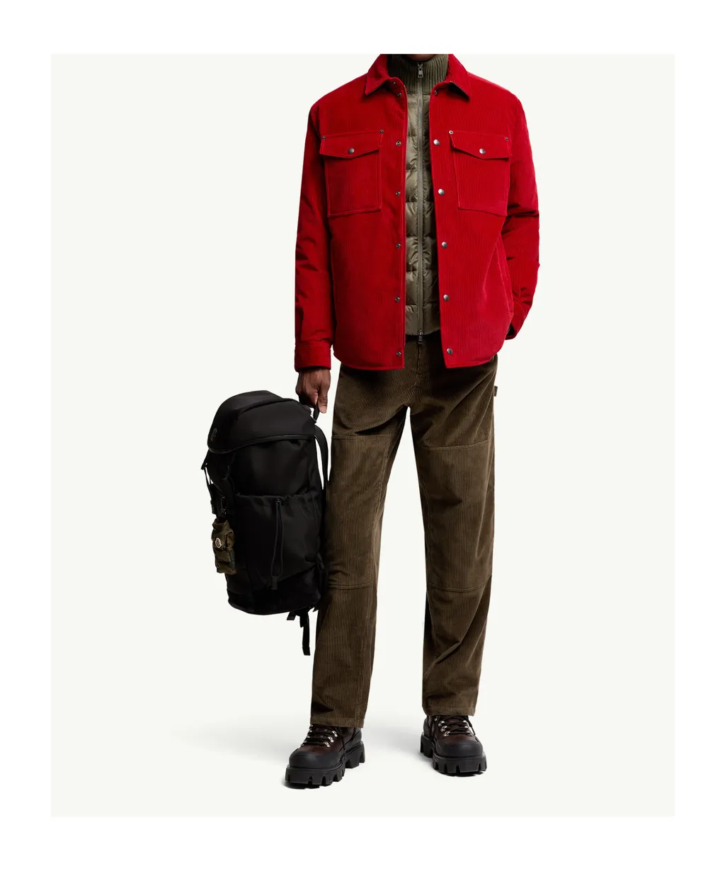 Moncler Logo Patch Straight-Leg Trousers