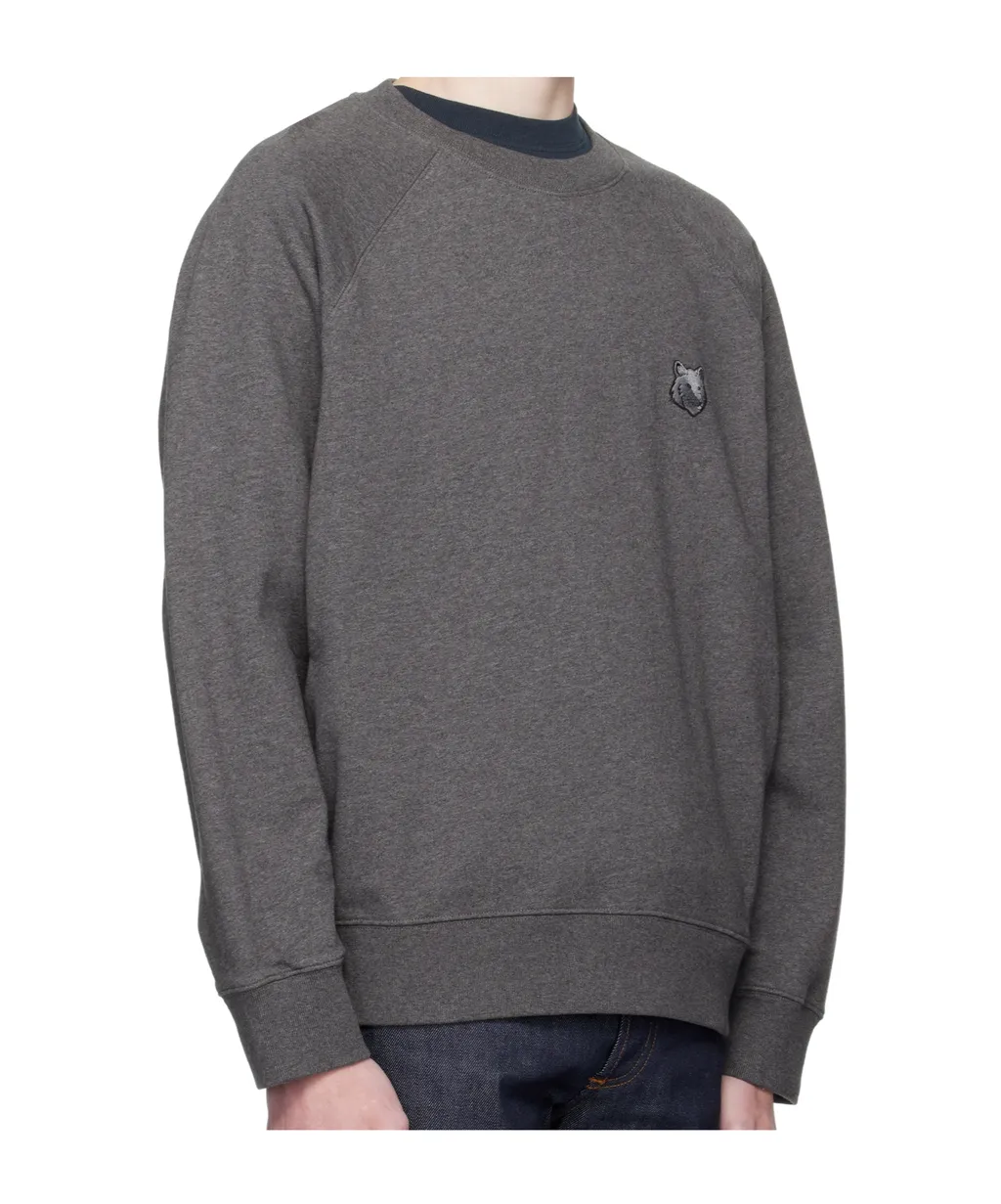 Bold Fox Head Patch Sweatshirt