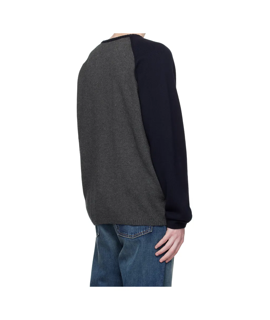 Raglan-Sleeve Graphic-Print Sweater