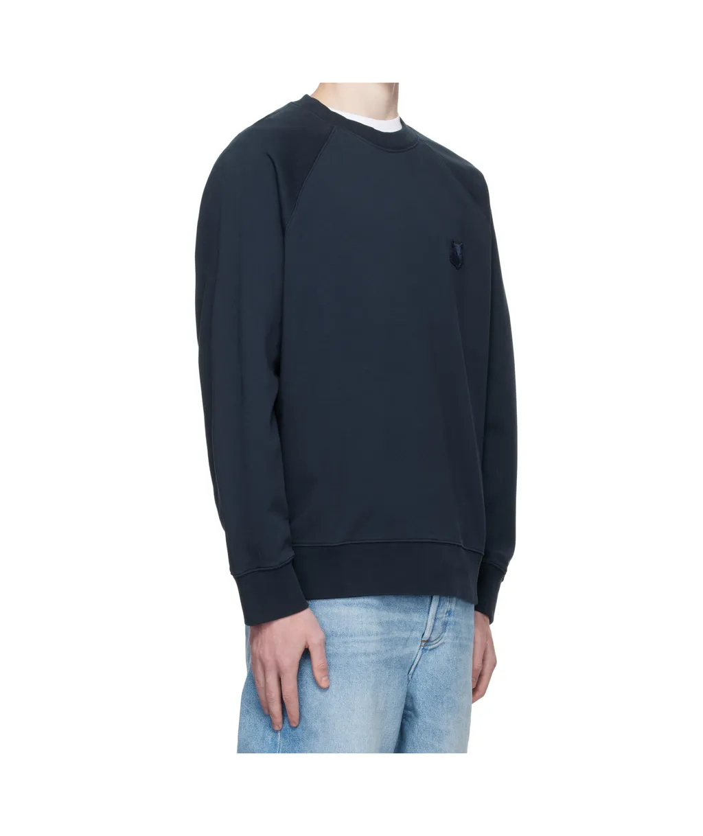 Embroidered-Logo Patch Sweatshirt