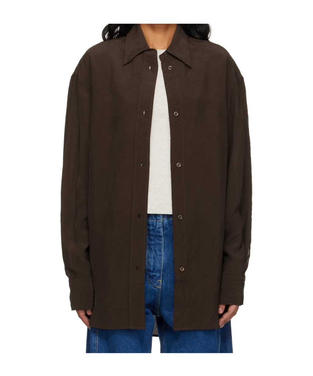 Textured Button-Down Shirt