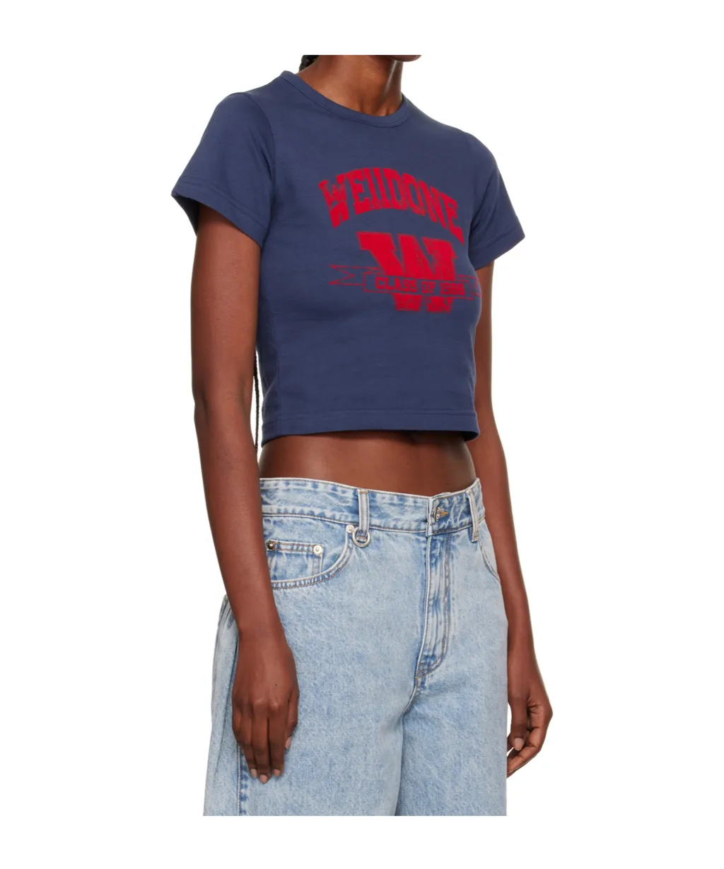 Red-Number Cropp Top