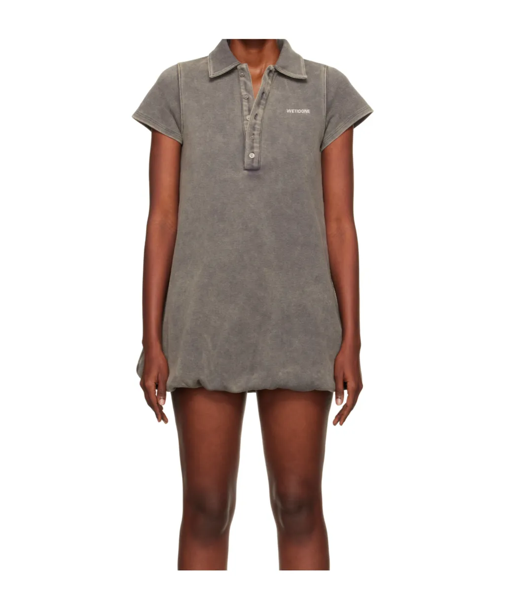 Logo-Embroidered Polo Dress