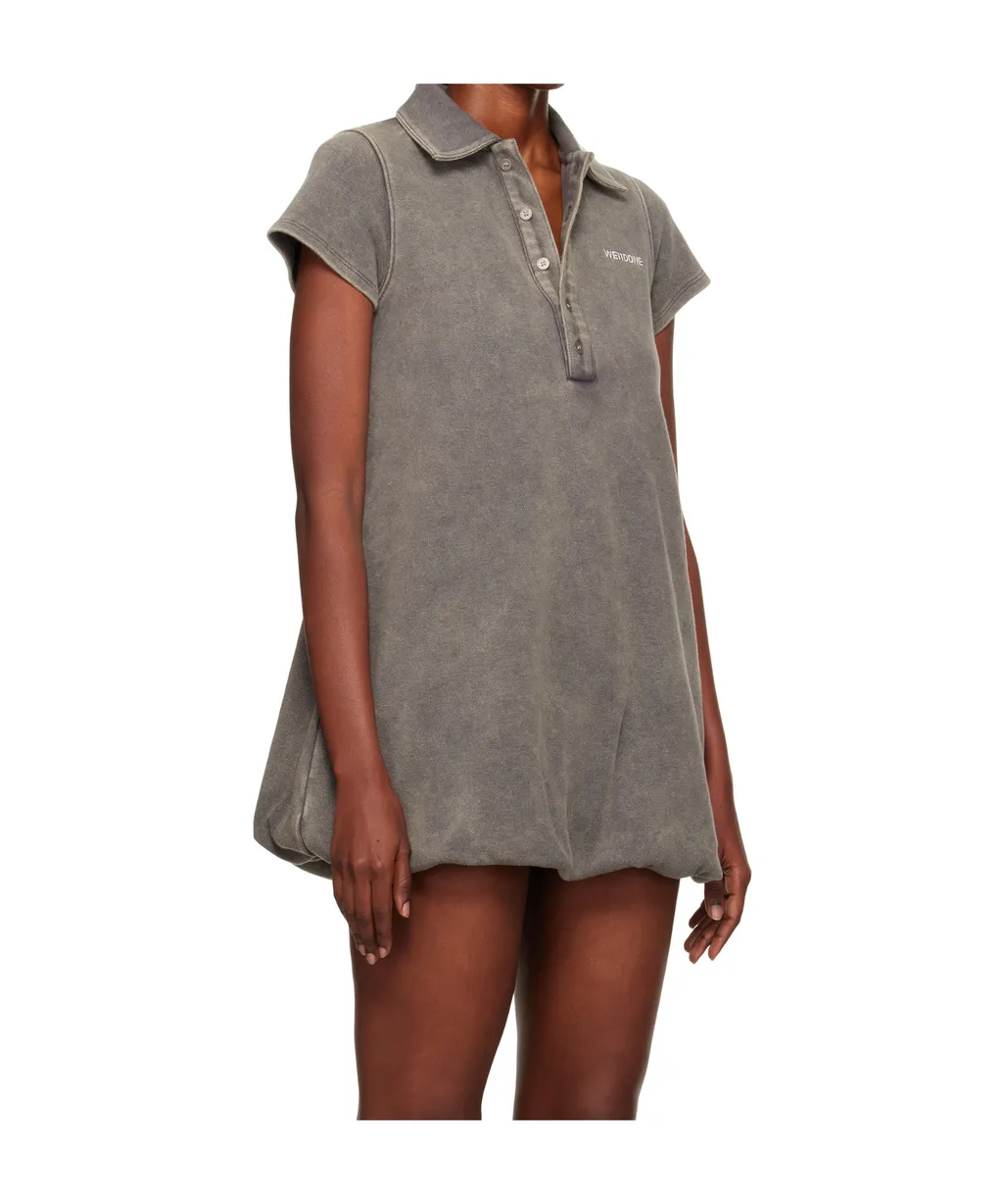 Logo-Embroidered Polo Dress