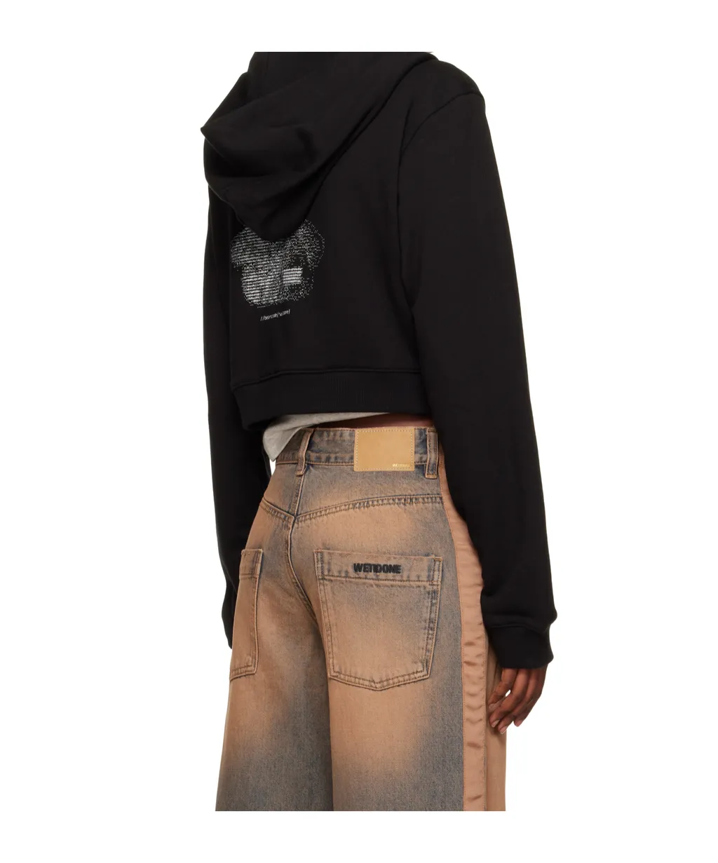 We11Done Cropped Zip-Up Hoodie