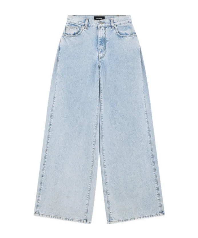Side-Tuck Denim