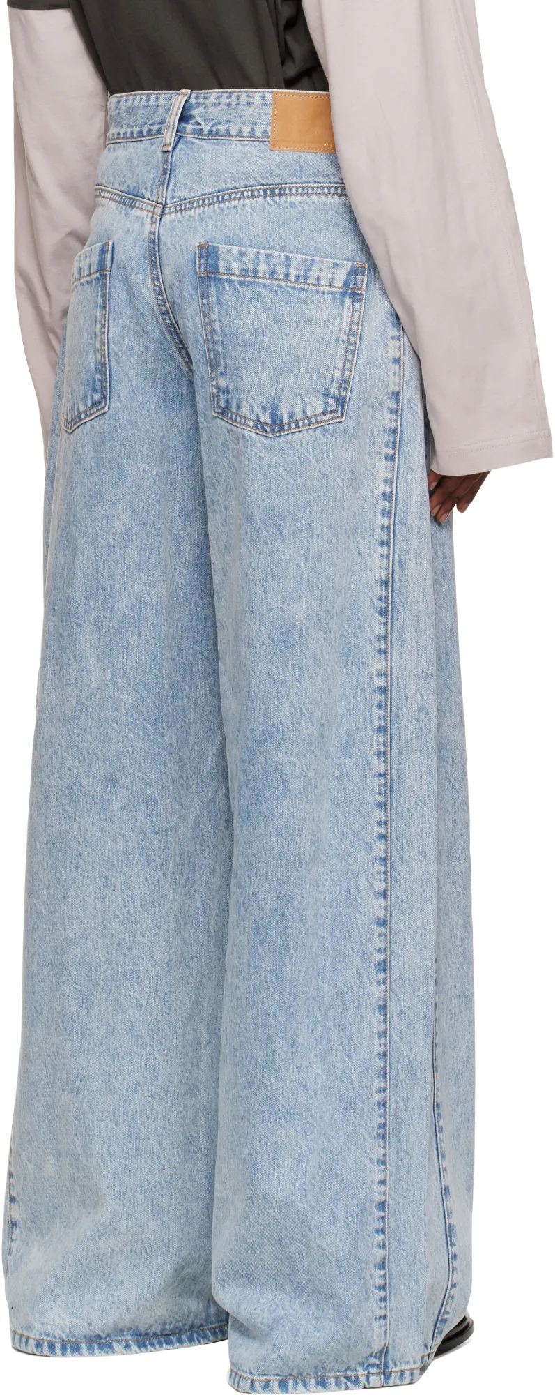 Side-Tuck Denim