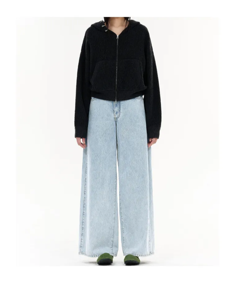Side-Tuck Denim